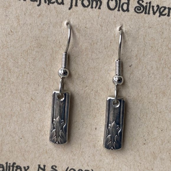 Earrings Made from Teaspoon Handles! NWT - Picture 2 of 3